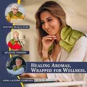 Kozi Shoulder Wraps Warm & Cooling Herbal Comforting for Muscle Pain and Tension Relief